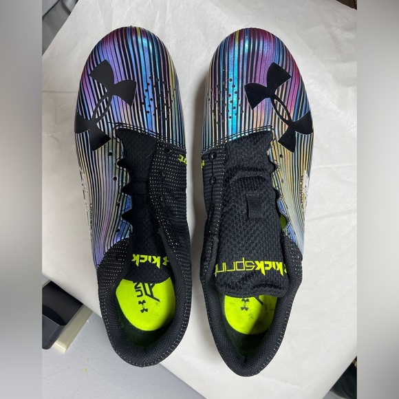 Under Armour Kick Sprint Men's 1273939-004 Fast Run Racing Shoes Size 10 - Picture 6 of 14